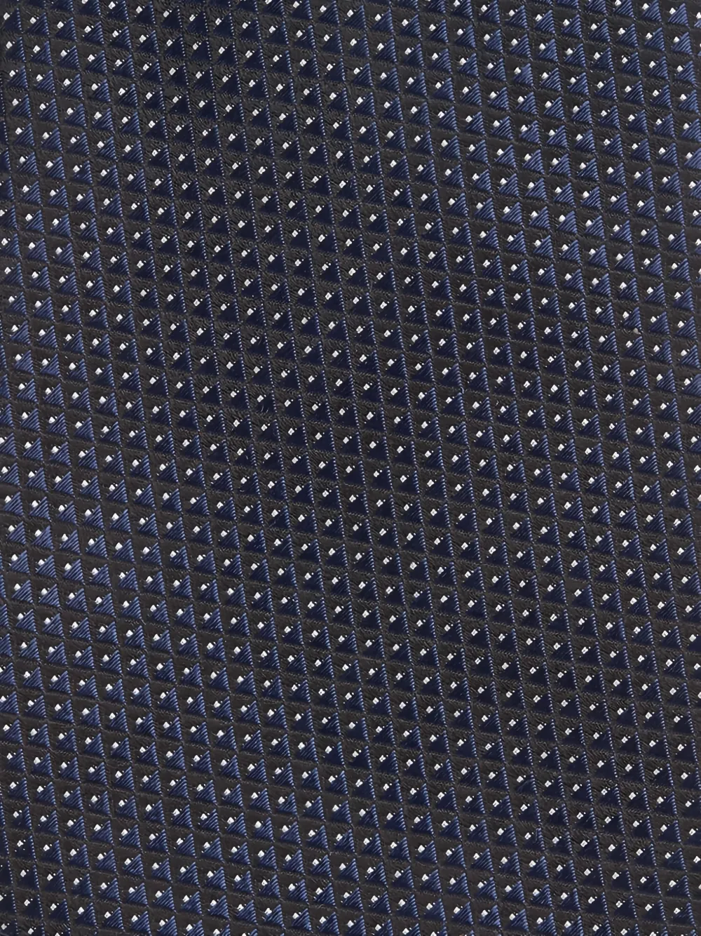 Zegna Stropdas met stippen Blauw