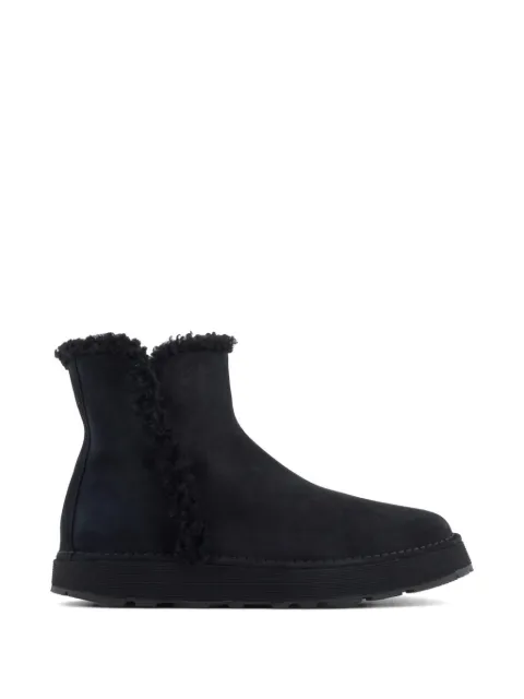 Giorgio Armani suede ankle boots