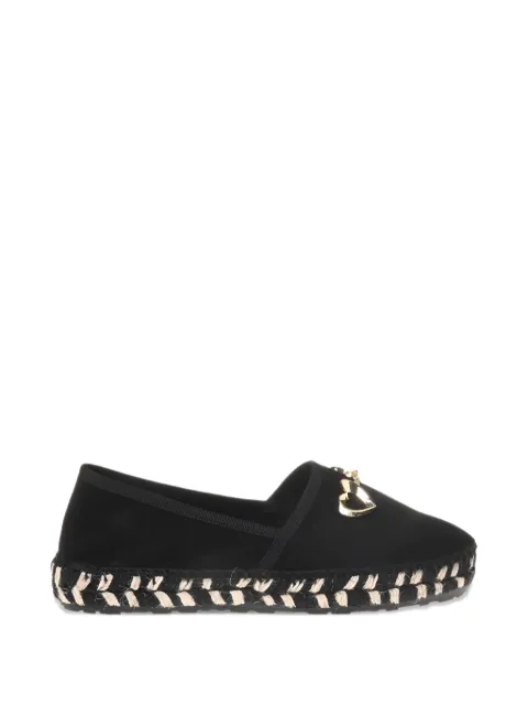 Love Moschino heart charm espadrilles