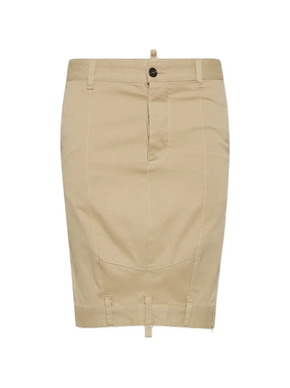 DSQUARED2 x Bettter chino midi skirt - Toni neutri