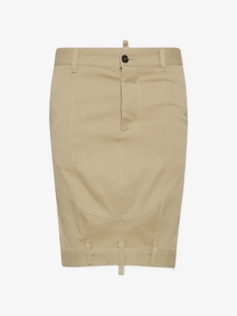 DSQUARED2 x Bettter chino midi skirt