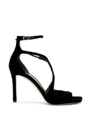 Jimmy Choo Sandalias Azia Con Tacón De 95mm | Negro | FARFETCH CL
