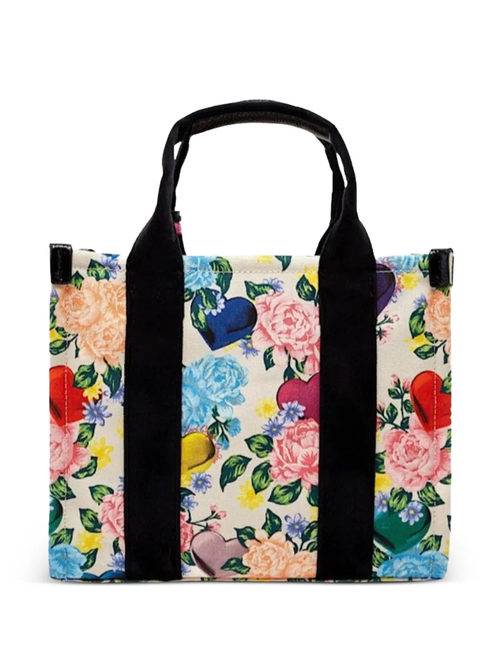 Kurt Geiger London Kleine Southbank shopper met bloemenprint Beige