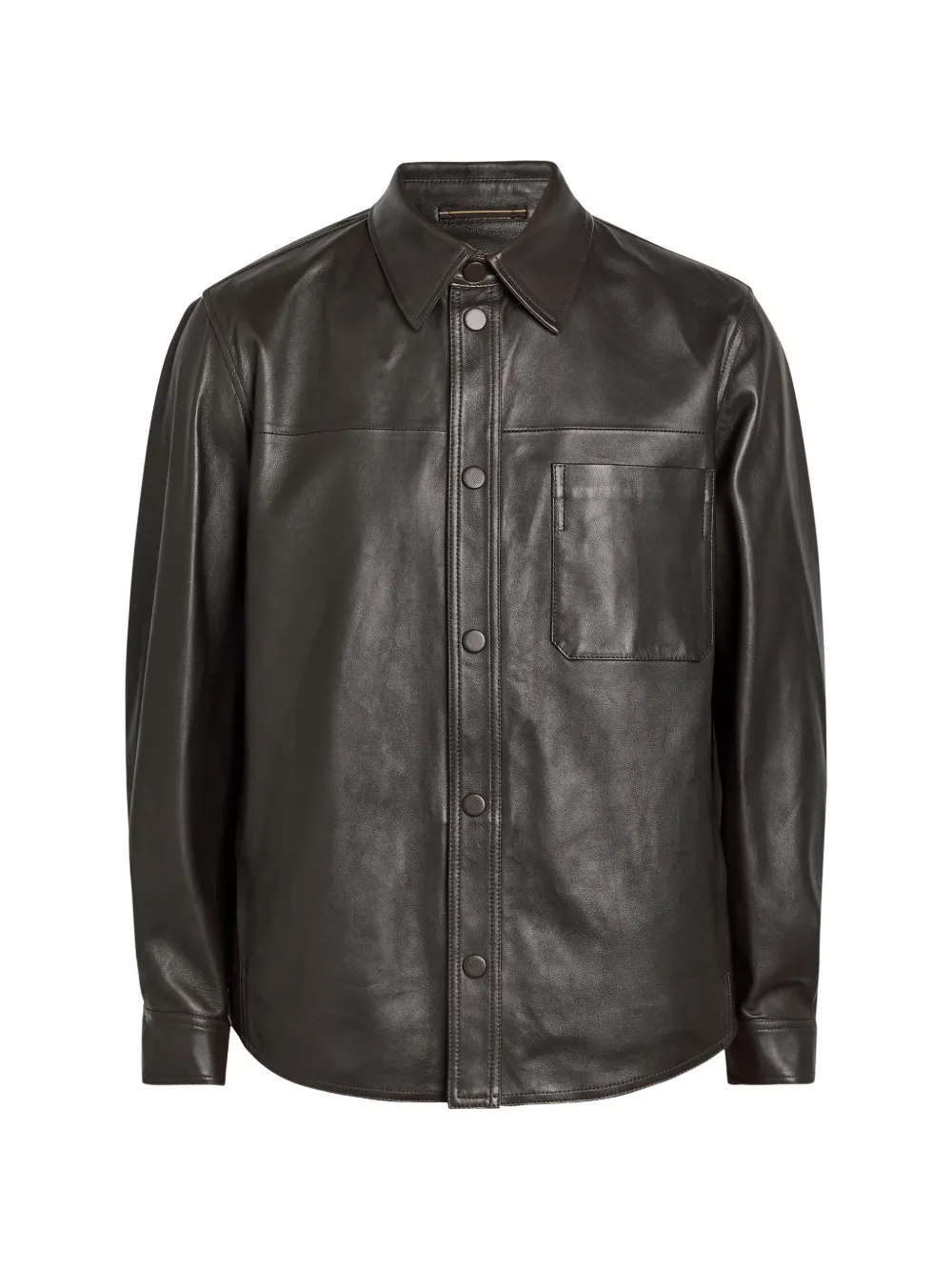 slowear pocket button shirt - Marrone