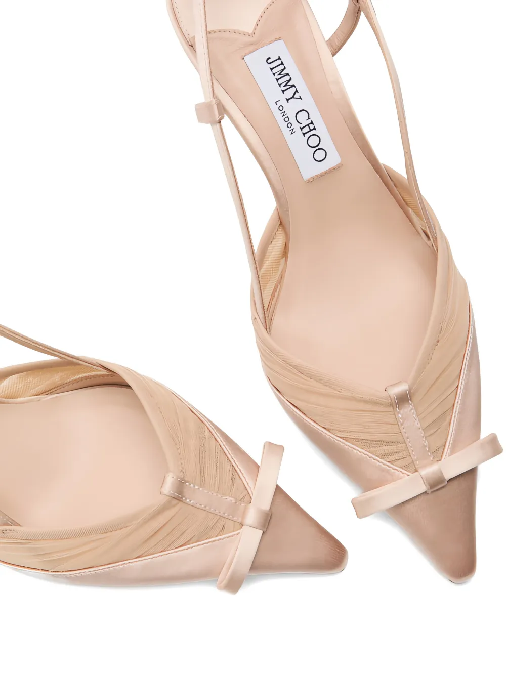 Jimmy Choo 65mm Afia heeled pumps Beige