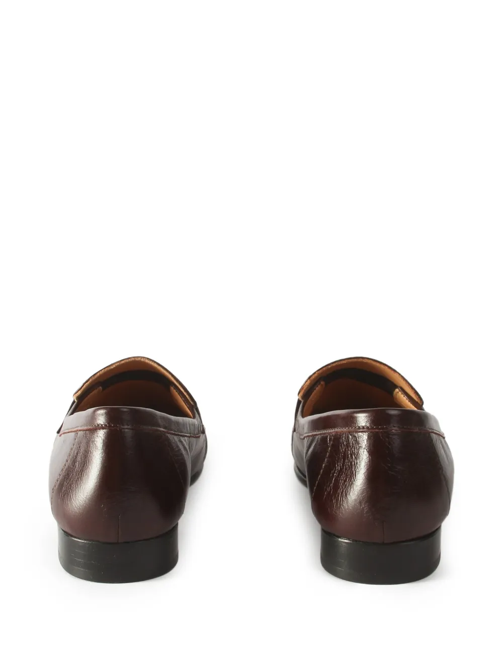  Rejina Pyo Ruched Leather Loafers - Brown 