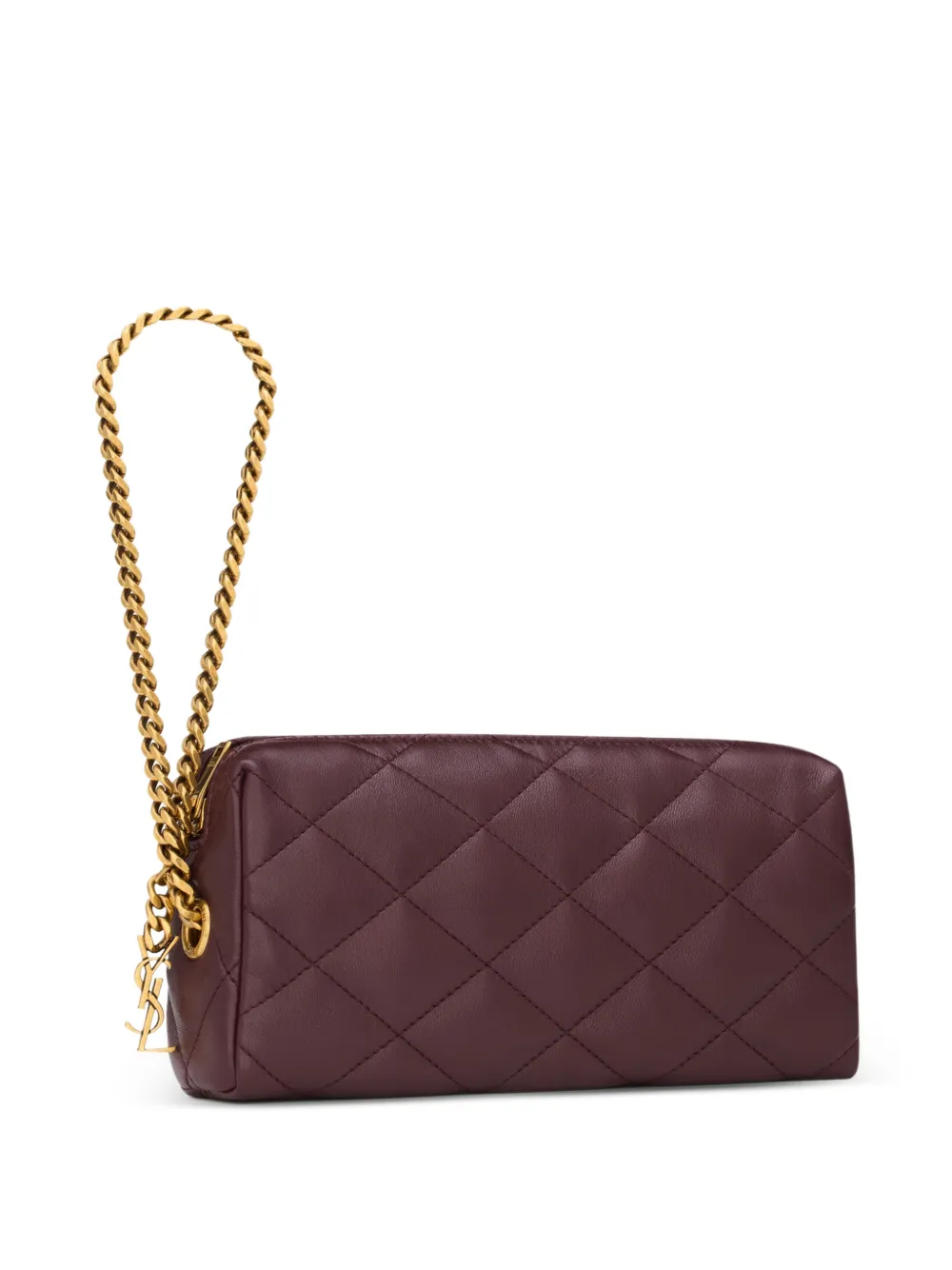  Saint Laurent Cassandre Clutch Bag - Purple 