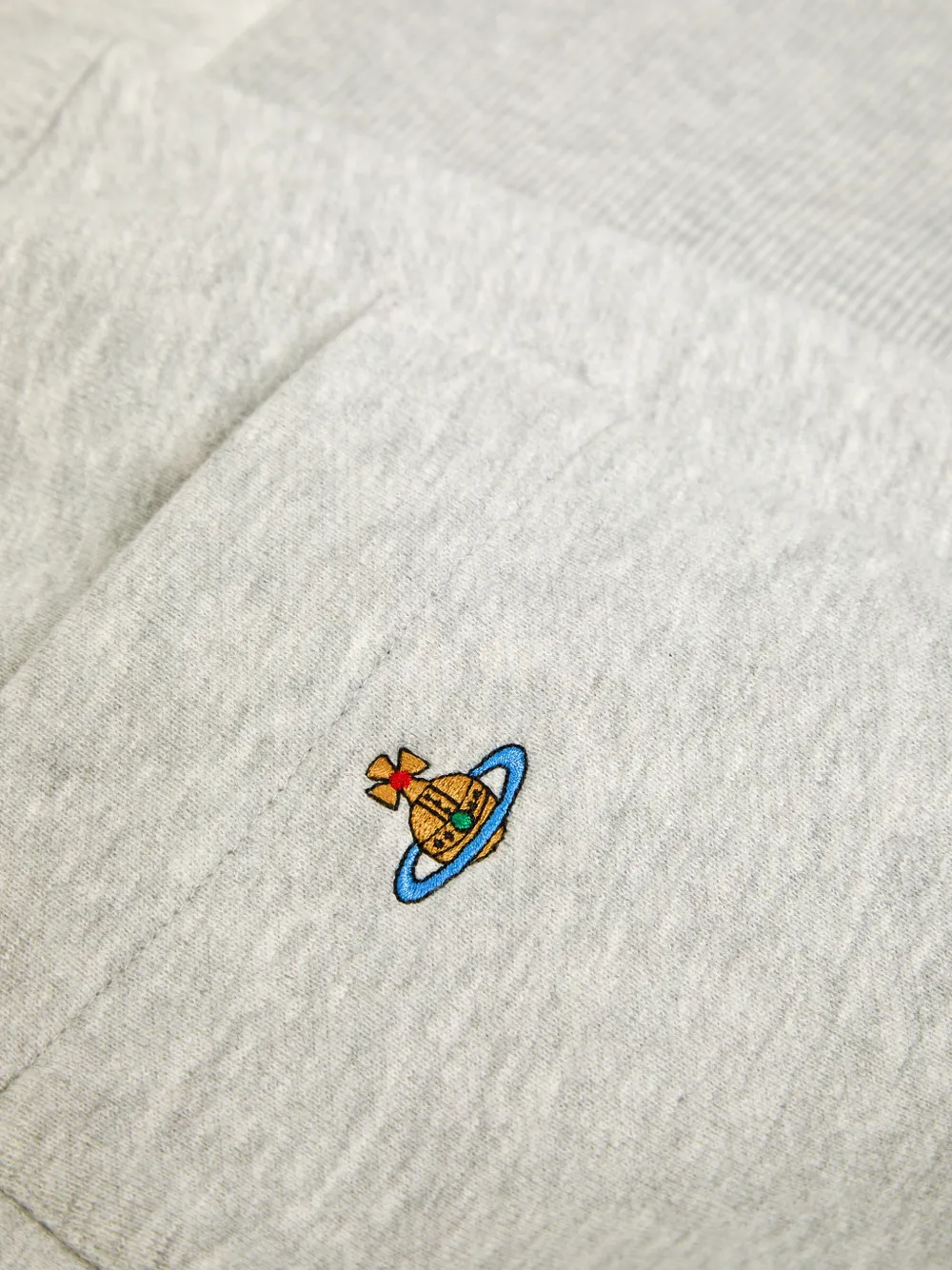 embroidered drawstring track pants