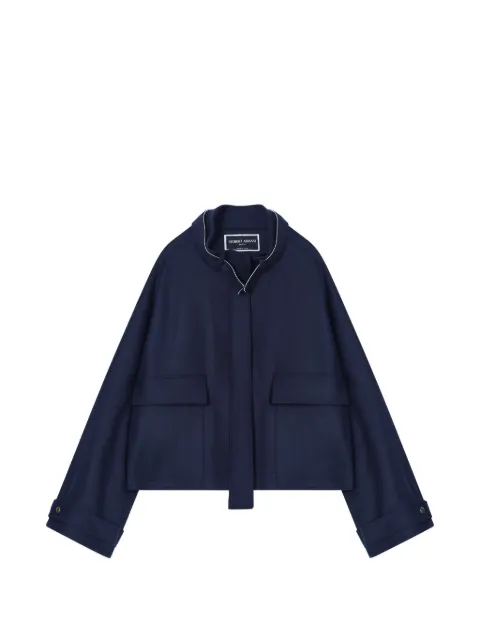 Giorgio Armani patch-pocket jacket