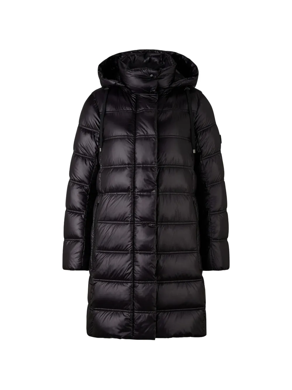 BOGNER Lynn detachable hood quilted coat - Nero