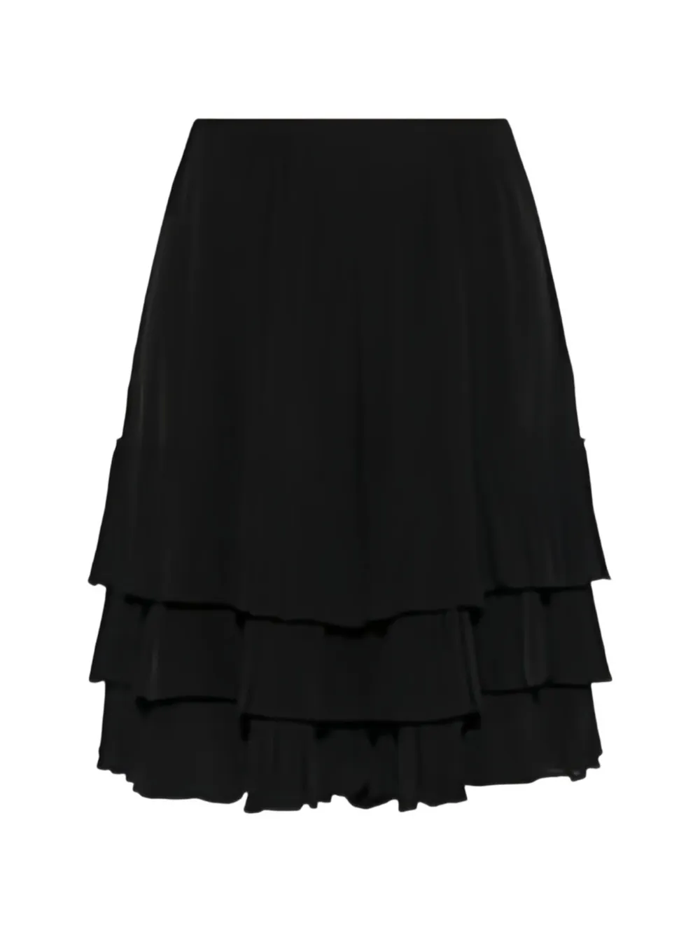 Chloé ruffled midi skirt - Nero