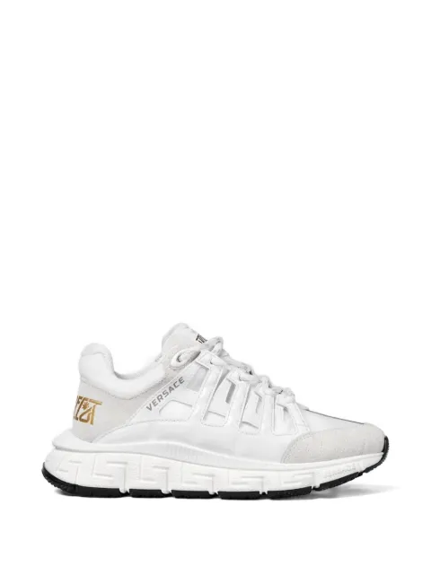 Versace Kids logo-detail lace-up sneakers
