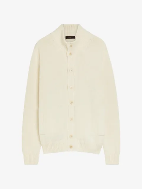 slowear ribbed cotton cardigan