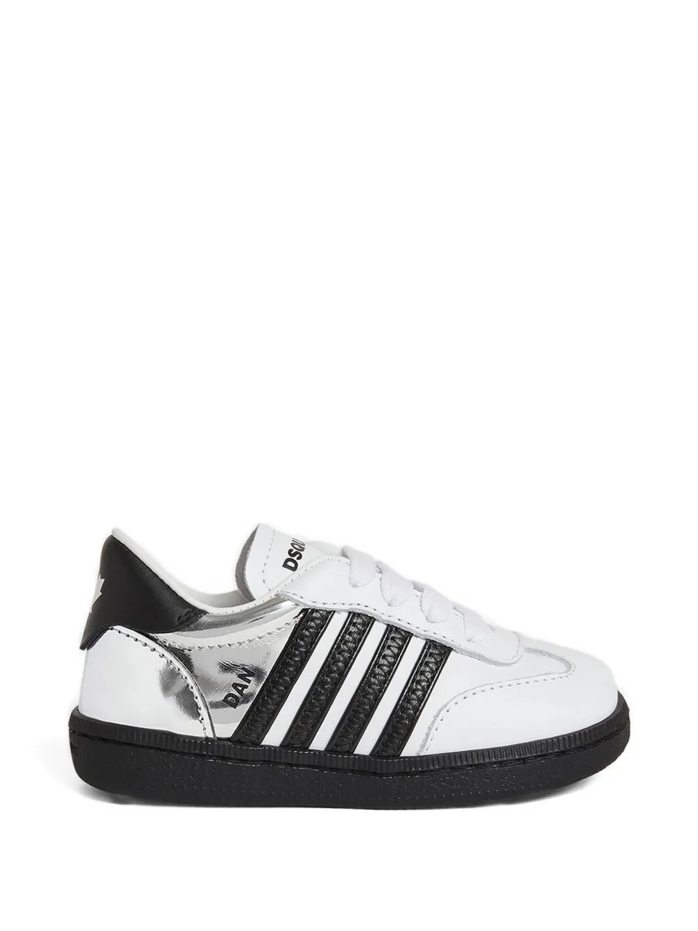 Dsquared2 Striped Panel Sneakers In Multi