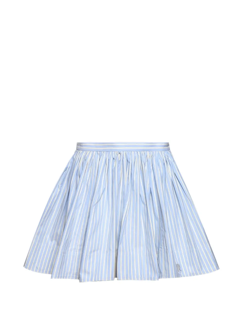 Rabanne striped mini skirt - Blu