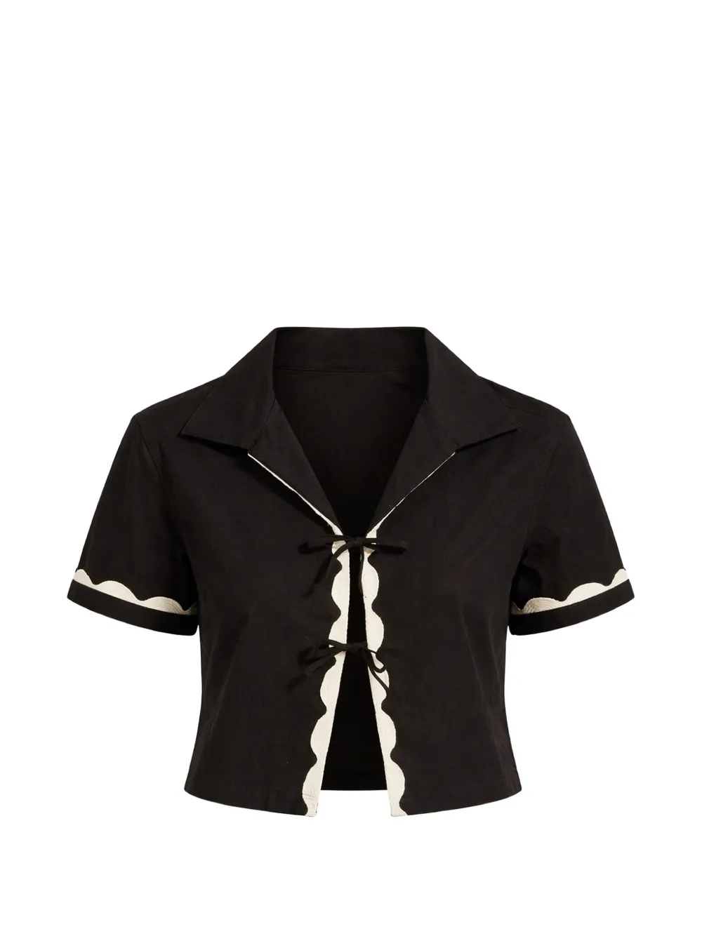 Seafolly Camicia crop - Nero