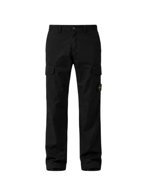 Stone Island pantalones cargo con parche del logo