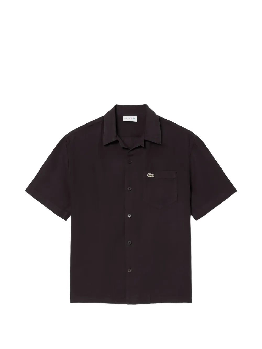 Lacoste Camicia a maniche corte - Marrone
