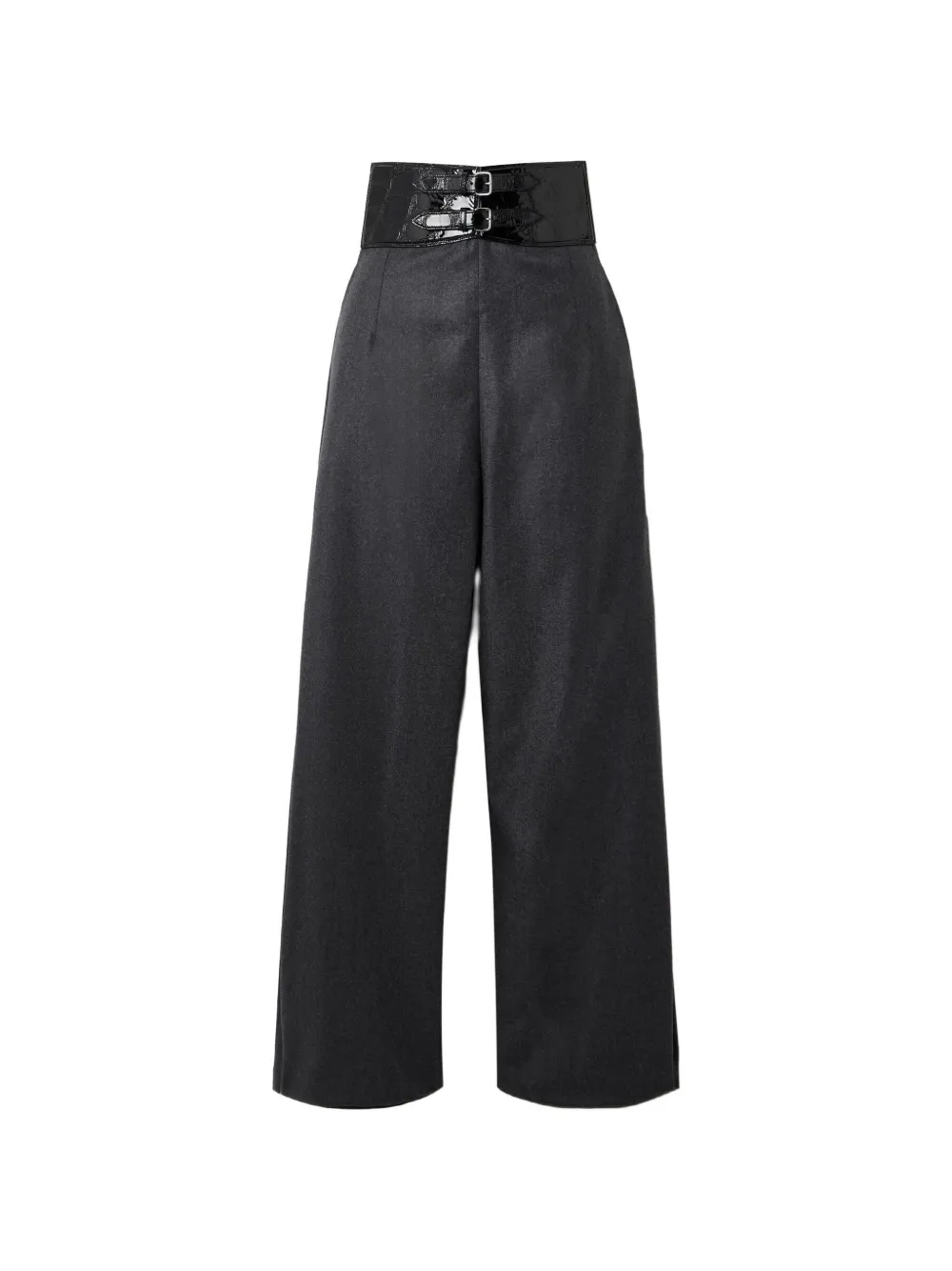 Buckle-Detail Trousers
