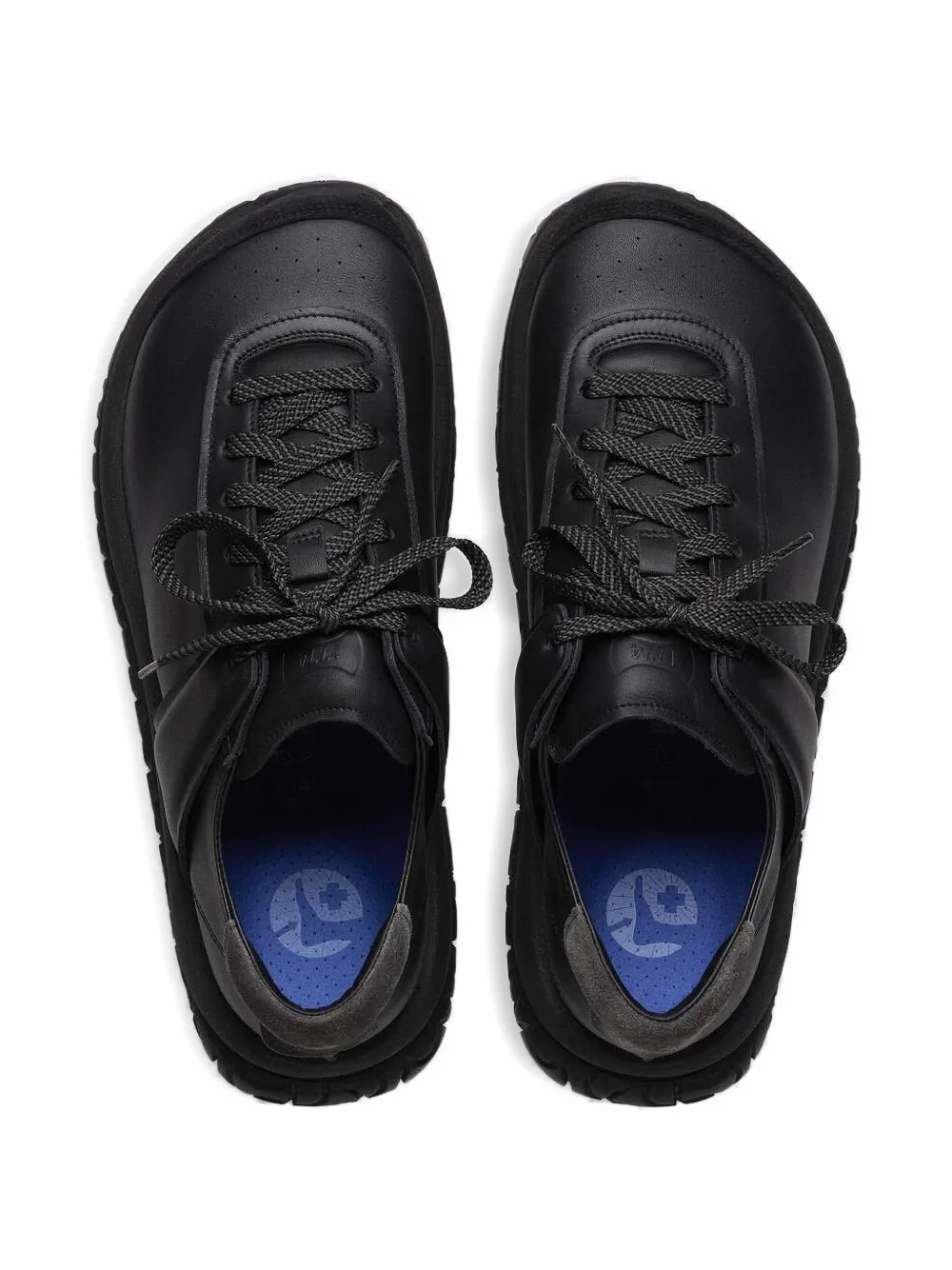 Birkenstock 1774 Stroedt leren sneakers Zwart