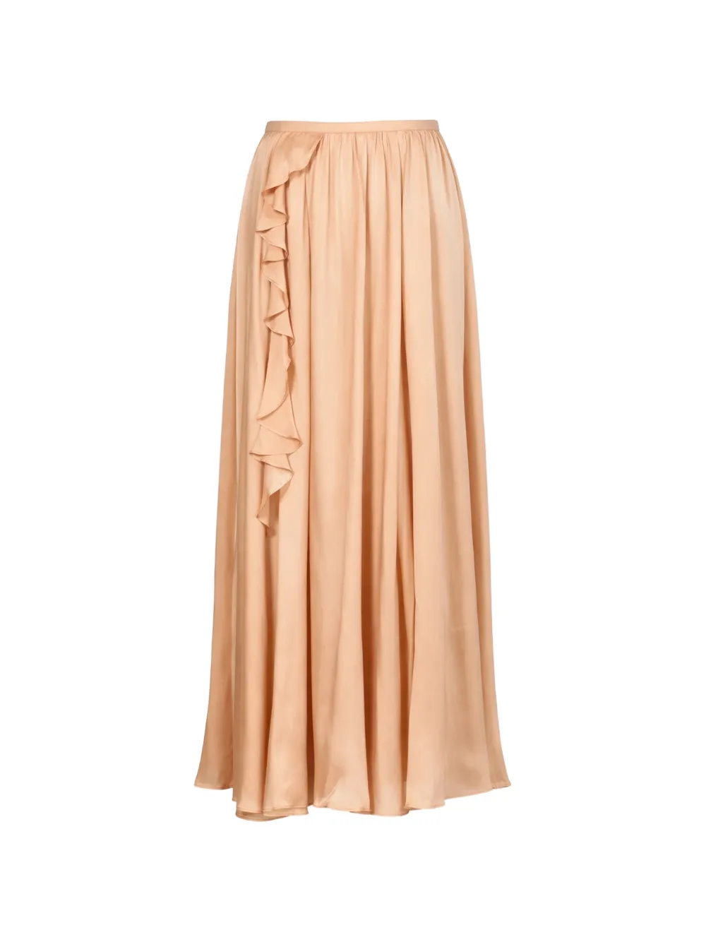 Ulla Johnson Zena ruffle midi skirt - Toni neutri