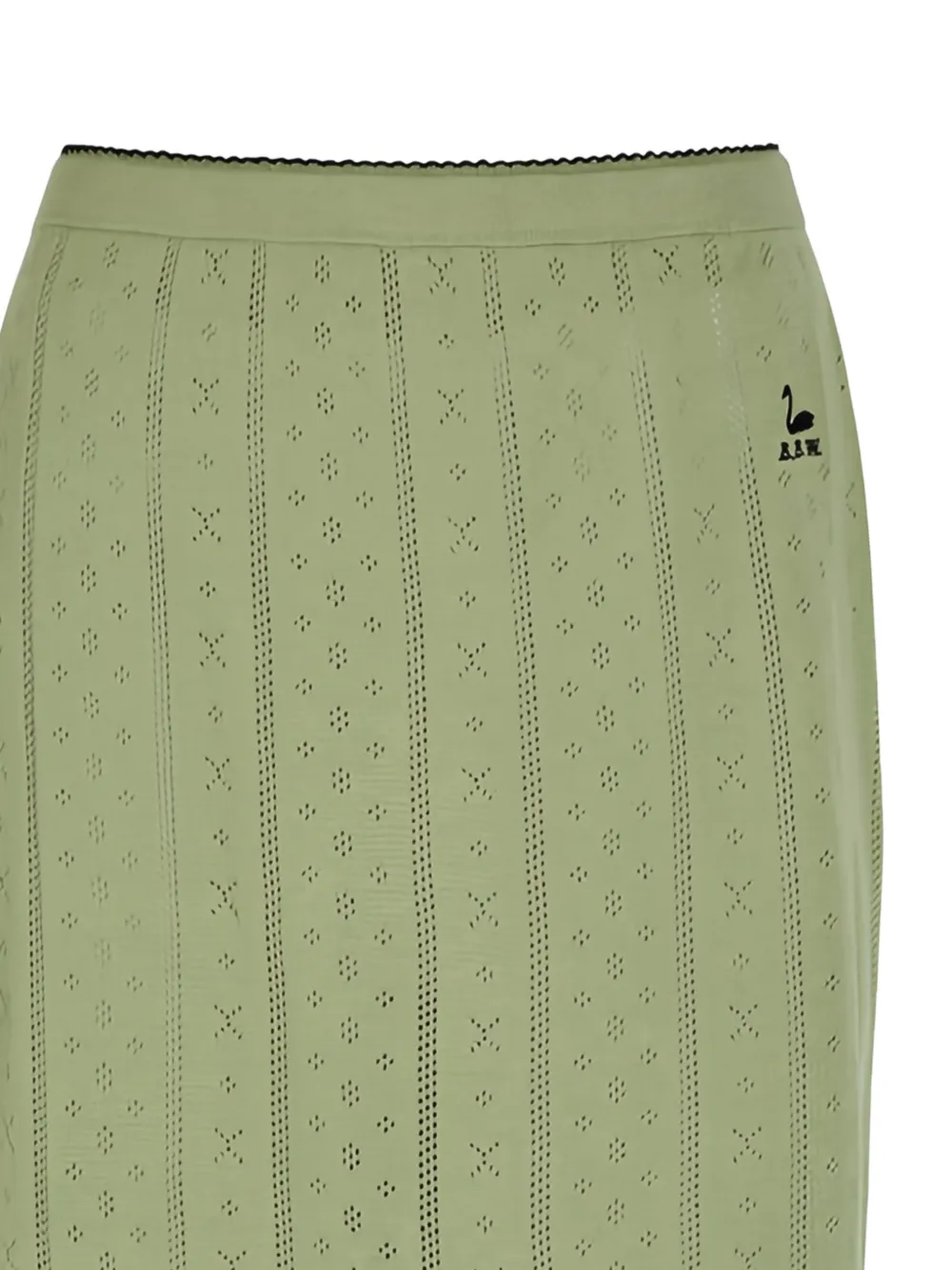 B.B. Walace Gebreide kokerrok Groen