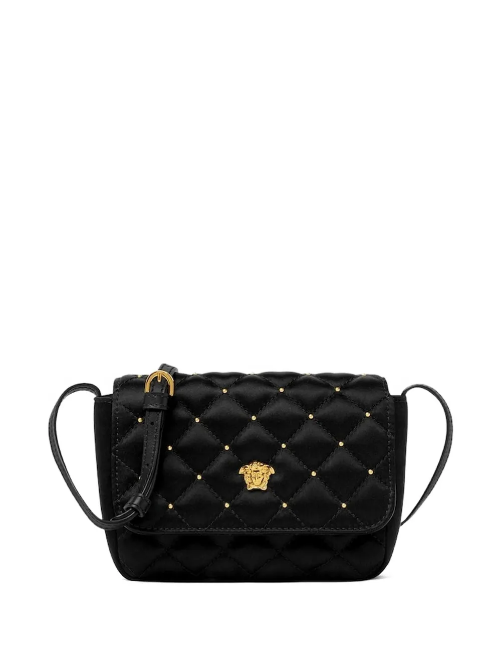 Versace Kids quilted crossbody bag - Nero