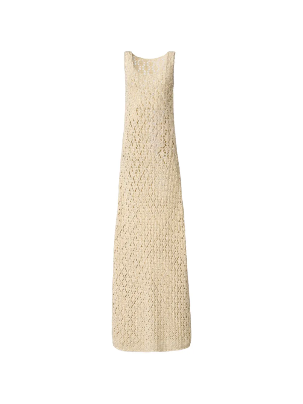Fabiana Filippi knitted maxi dress - Toni neutri