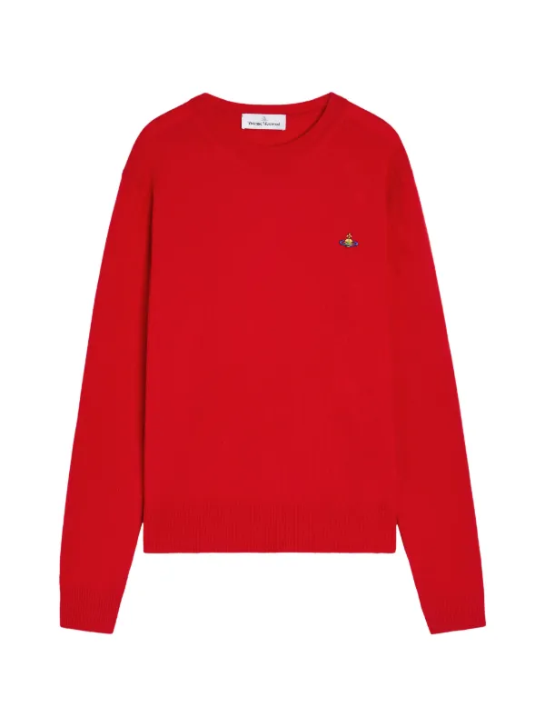 Vivienne Westwood Alex Round Sweater in Red