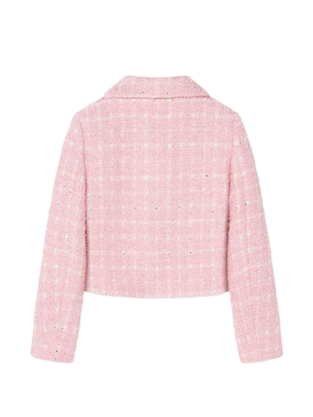 Versace Kids Tweed jack met knopen Roze