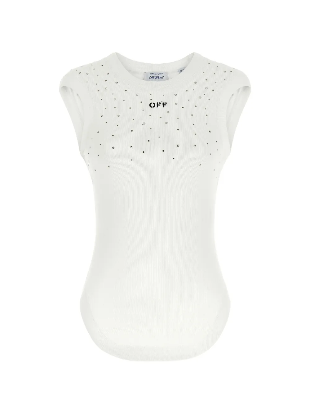 Off-White リブ タンクトップ | ホワイト | Image 1