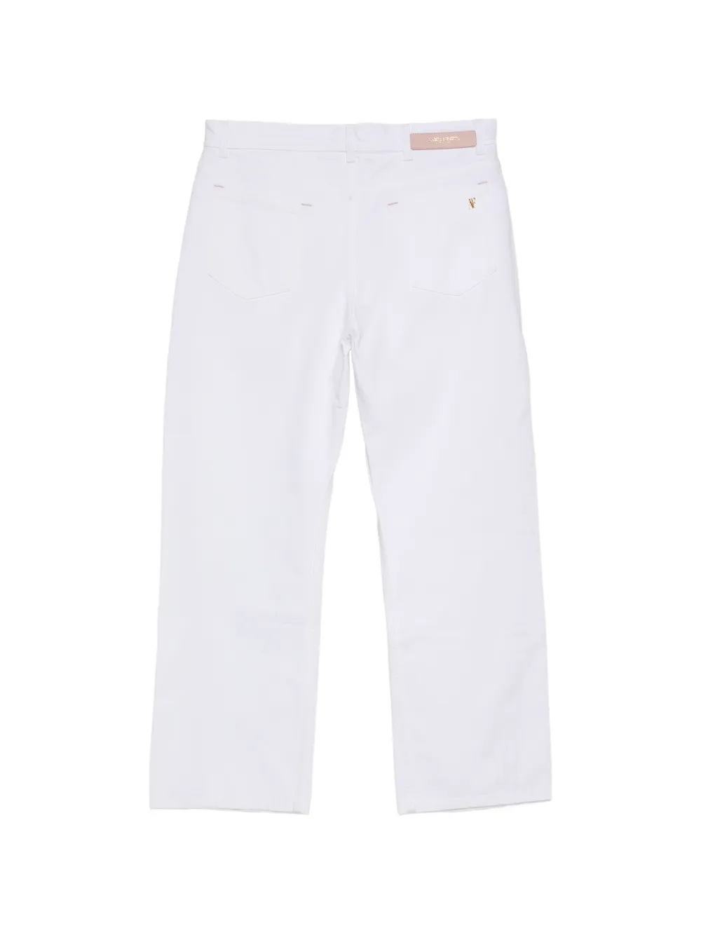  Alberta Ferretti Cotton Jeans - White 