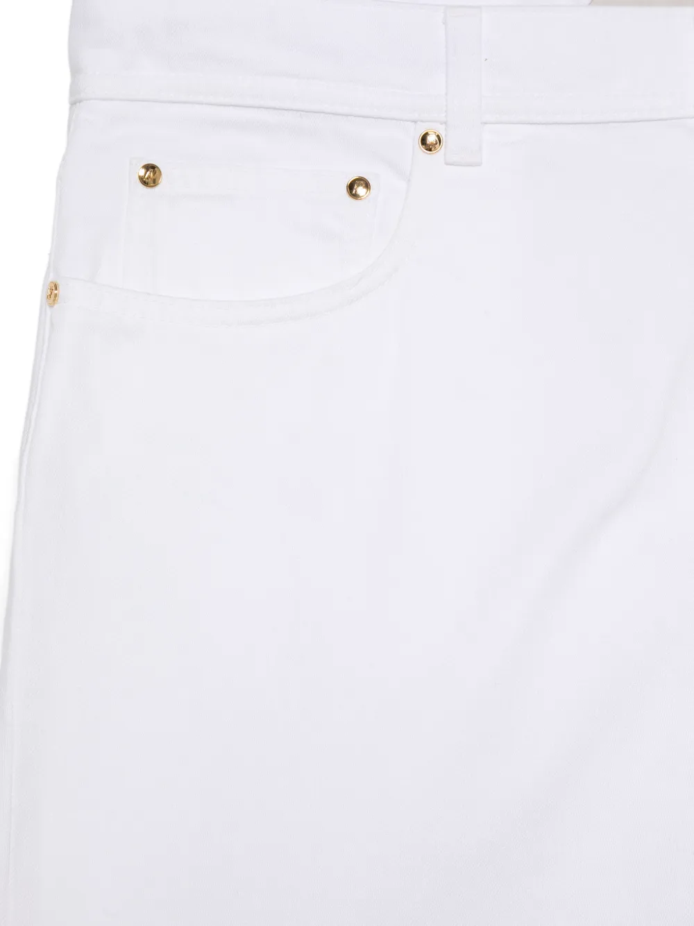  Alberta Ferretti Cotton Jeans - White 