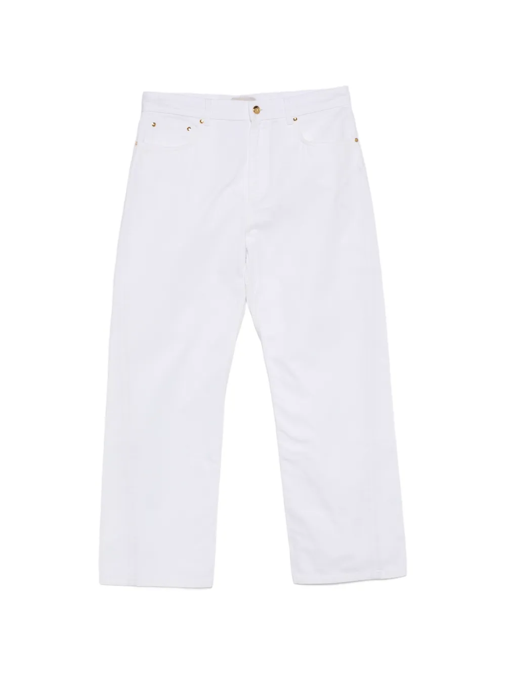 Alberta Ferretti Jeans in cotone - Bianco