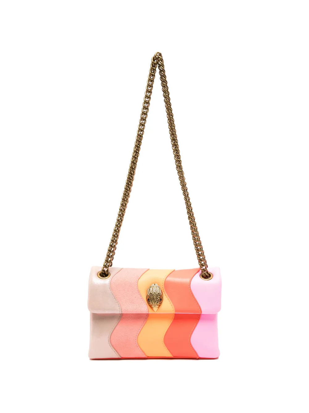 Kurt Geiger mini Kensington chain shoulder bag - Rosa