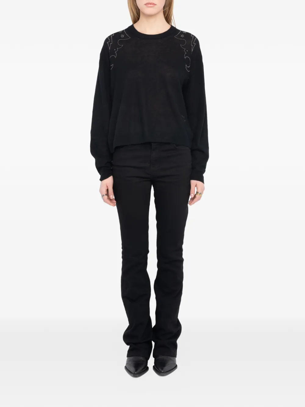  Zadig&voltaire Swapy Cashmere Sweater - Black 