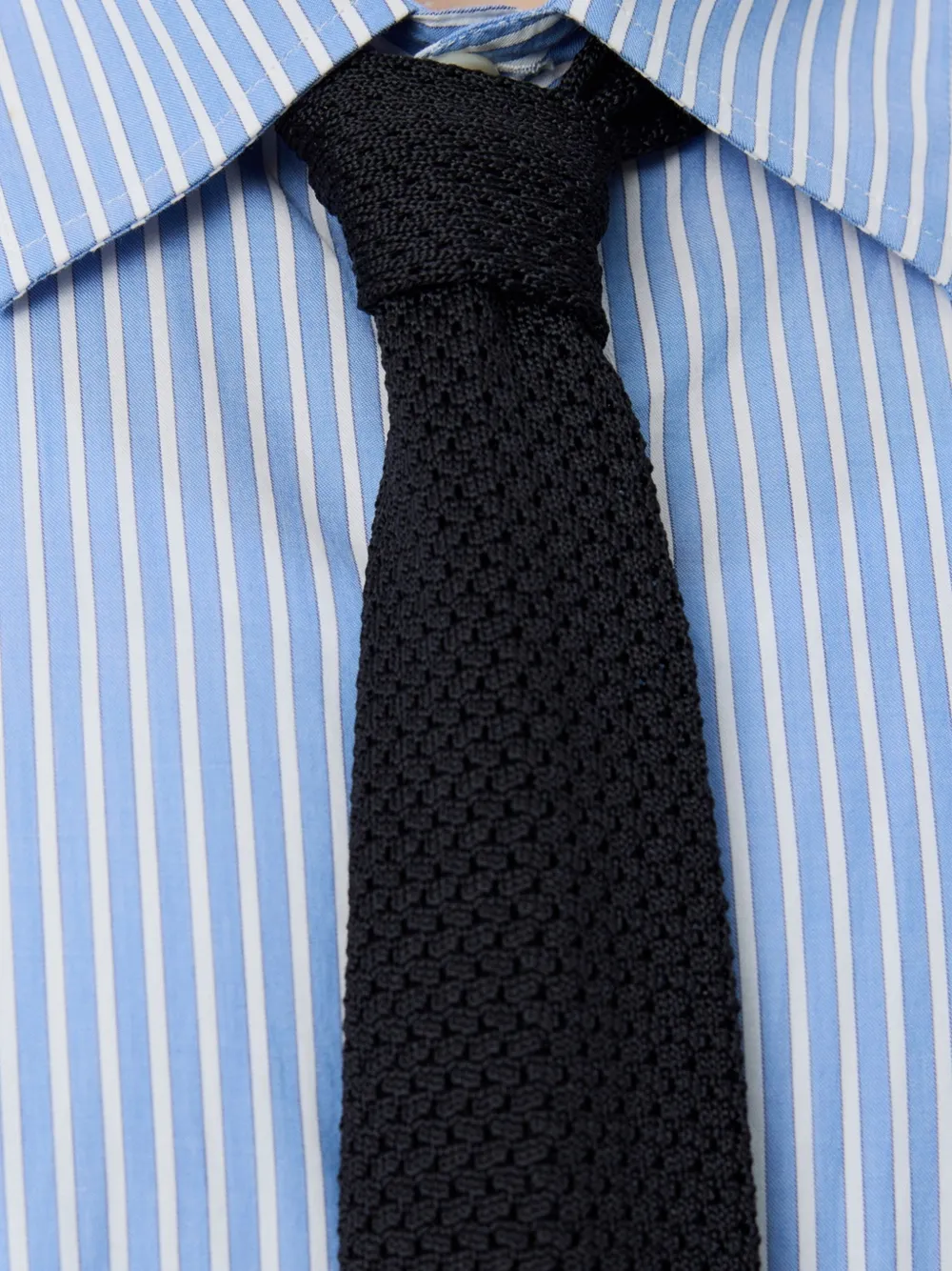  Mfpen Knitted Tie - Black 