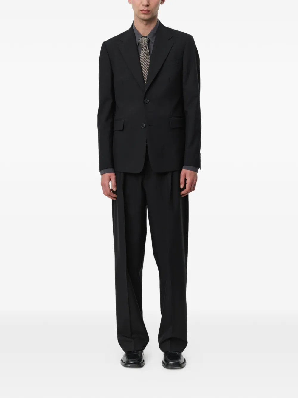 mfpen single-breasted blazer - Schwarz