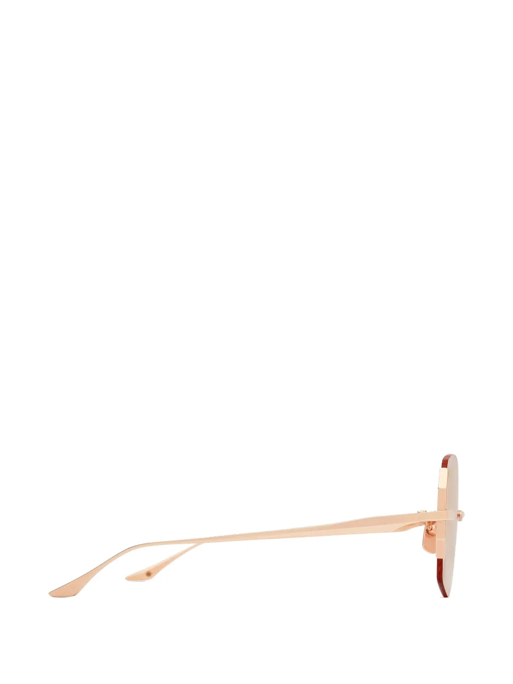 Dita Eyewear Zonnebril met geometrisch montuur Roze