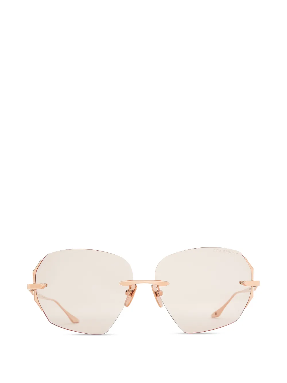 Dita Eyewear geometric-frame sunglasses - Rosa