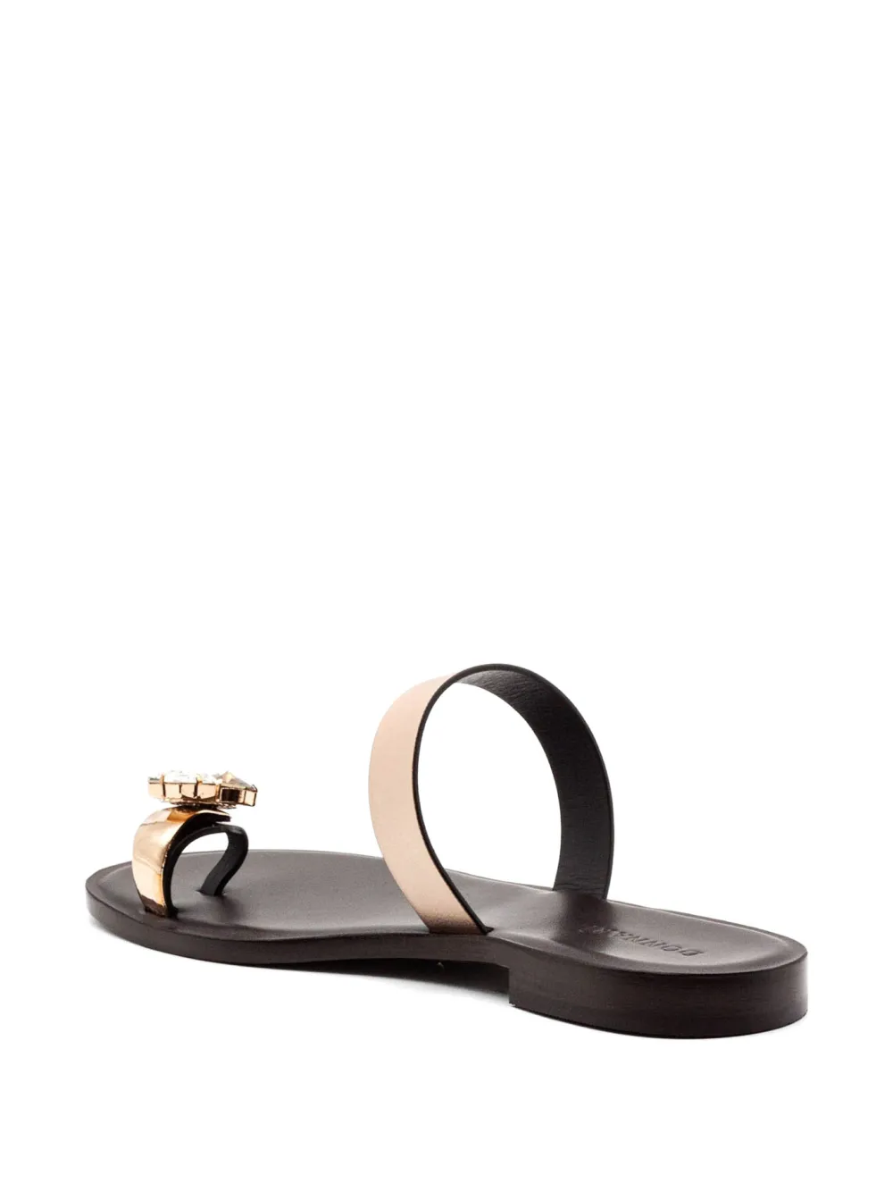  Donnarì Crystal-embellished Mules - Gold 