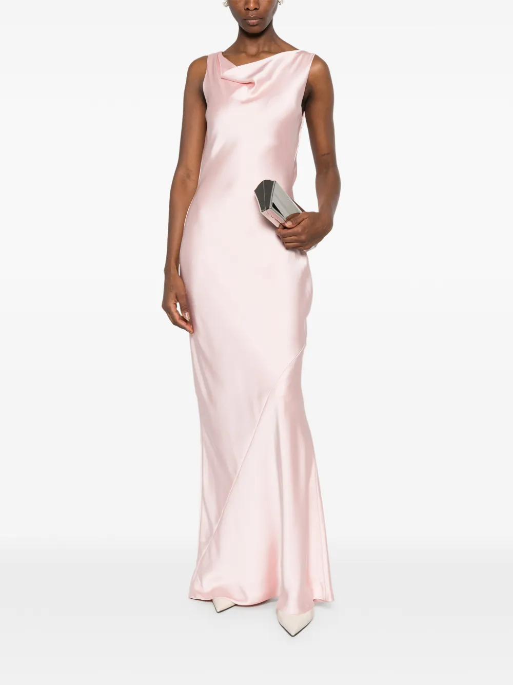 Cowl-Neck Gown