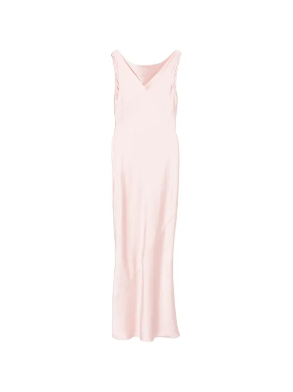 Norma Kamali cowl-neck Maxi Dress | Pink | FARFETCH GE