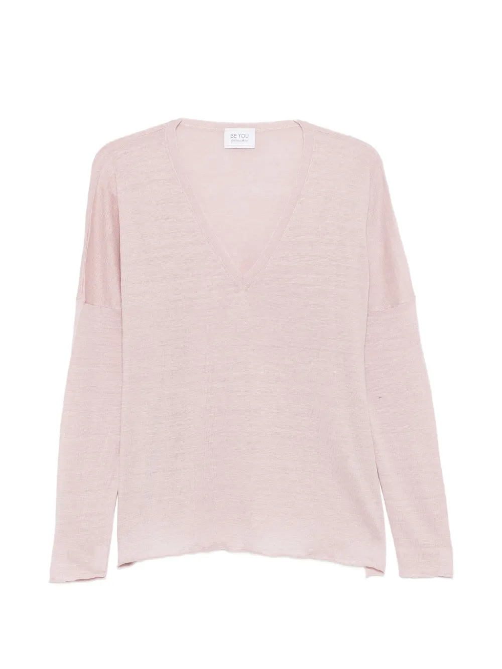 BeYou V-neck sweater - Rosa