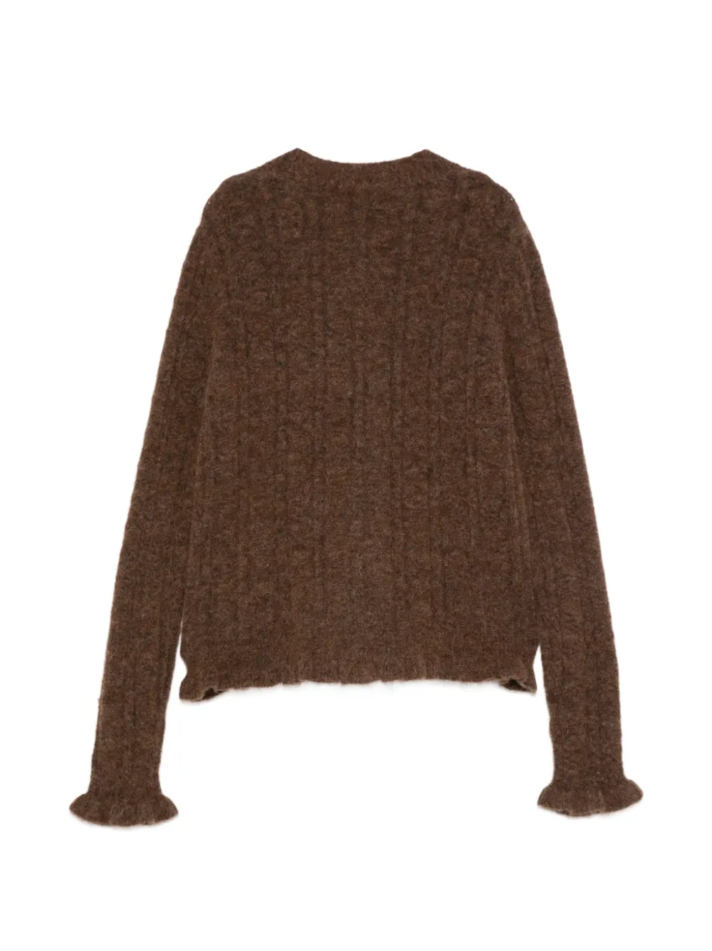  Moschino Jeans Buttoned Cardigan - Brown 