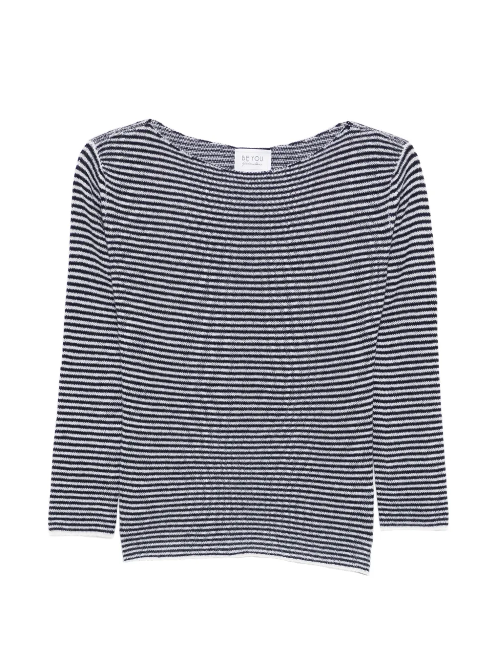 BeYou striped top - Bianco
