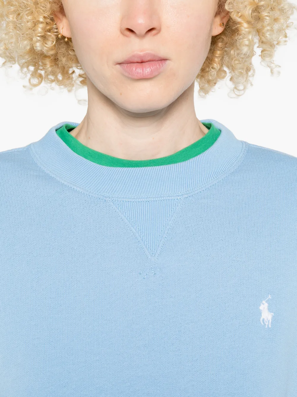 crewneck logo sweater