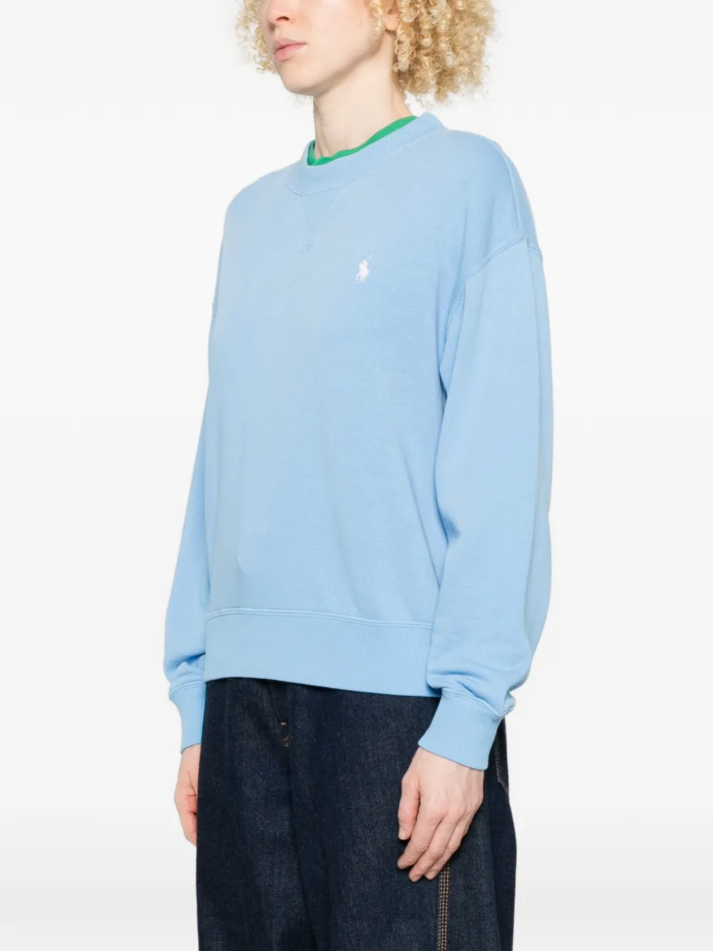 crewneck logo sweater