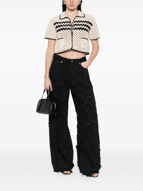 Haikure Bethany Destroyed Jeans | Black | FARFETCH