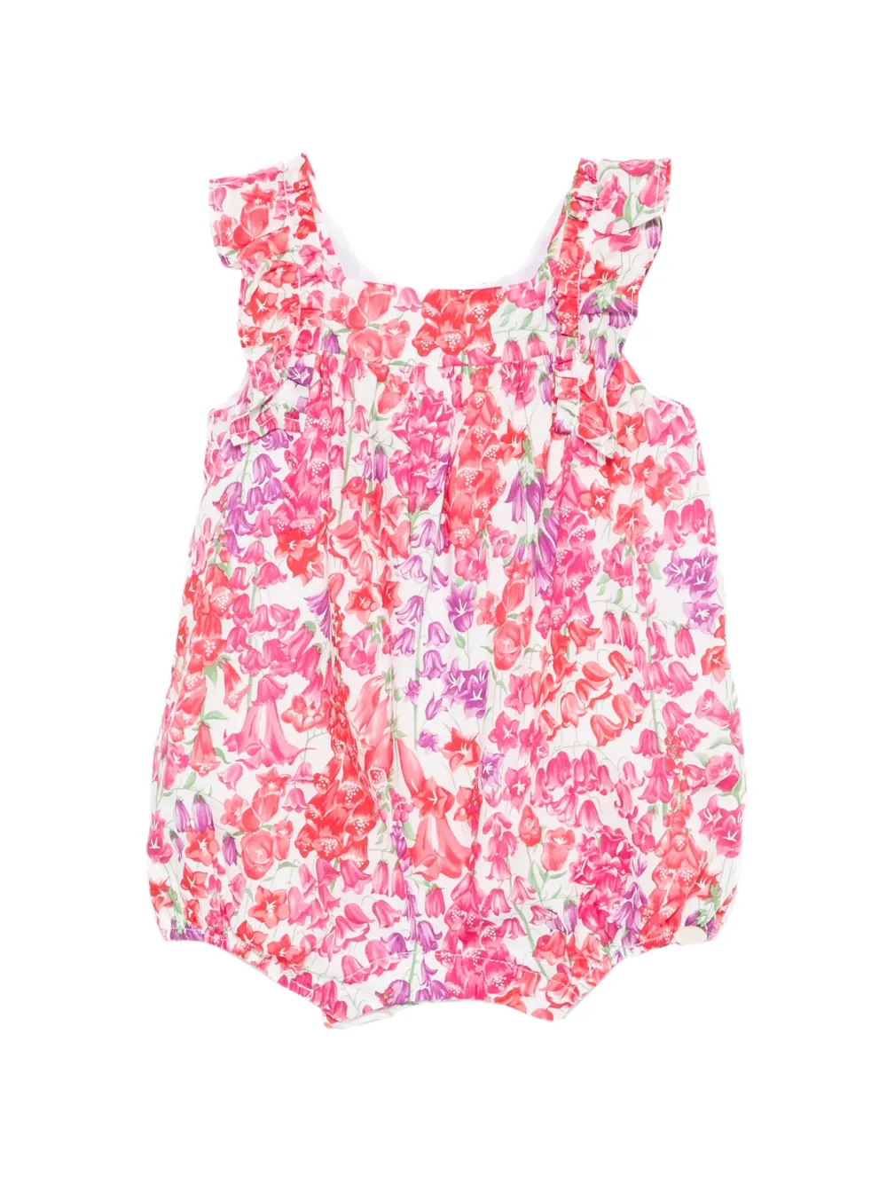 Tartine Et Chocolat ruffled floral body - Rosa